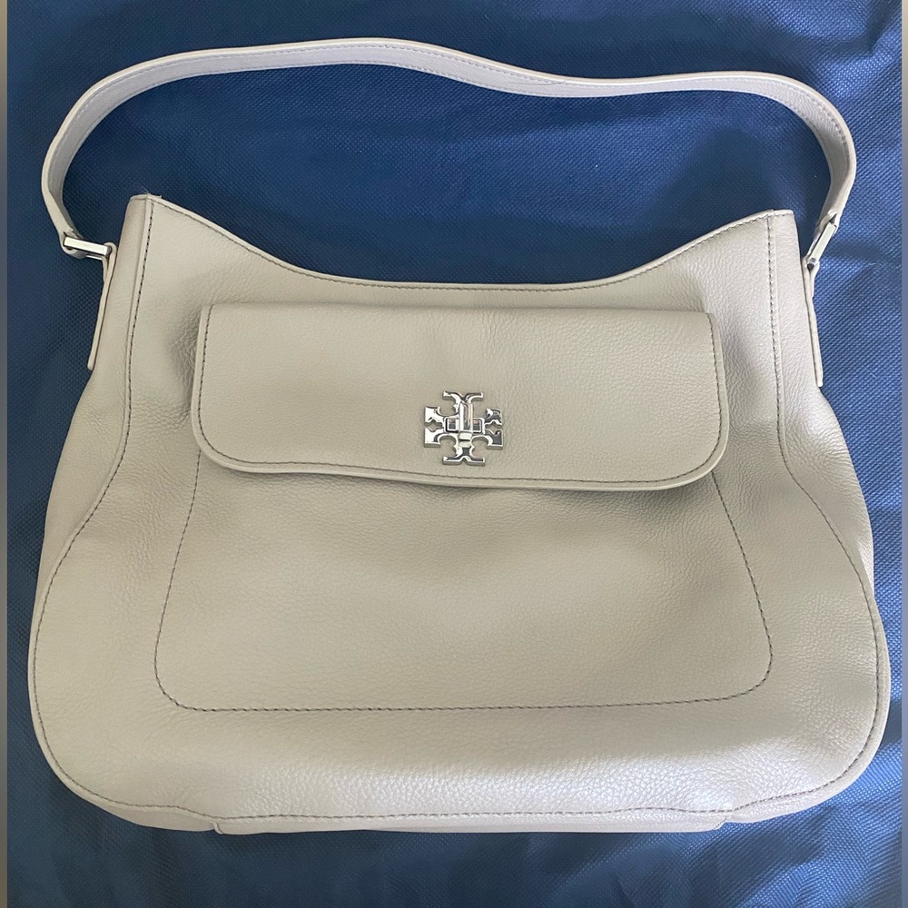 Tory Burch Grey Leather Purse